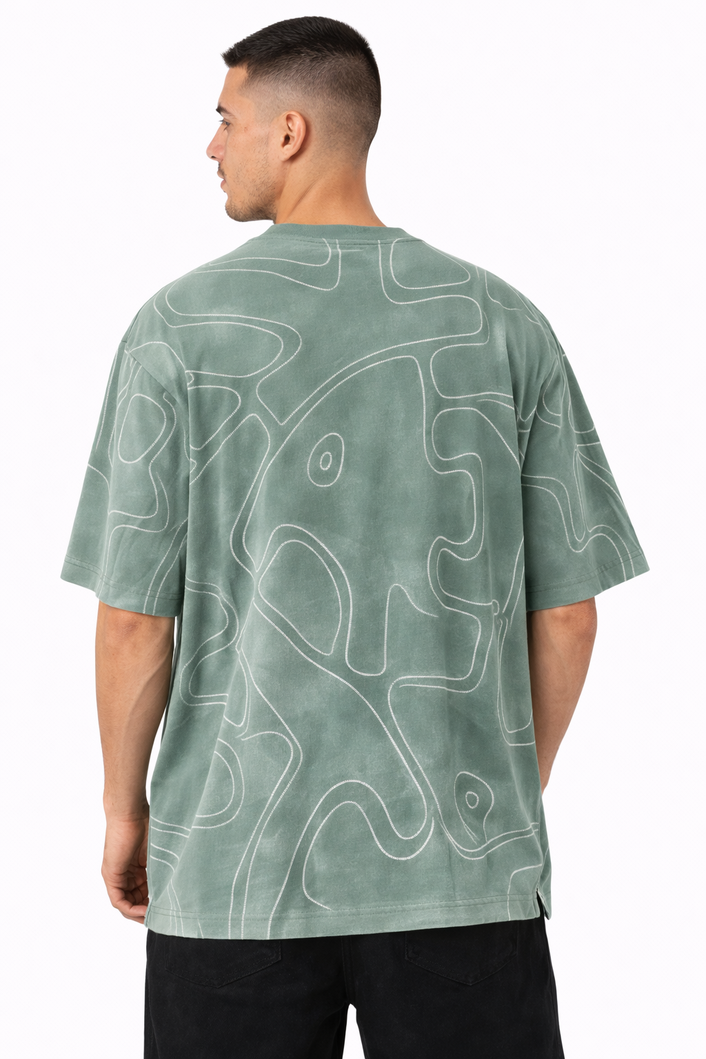 MENS BROWD SHOUILDER TSHIRT