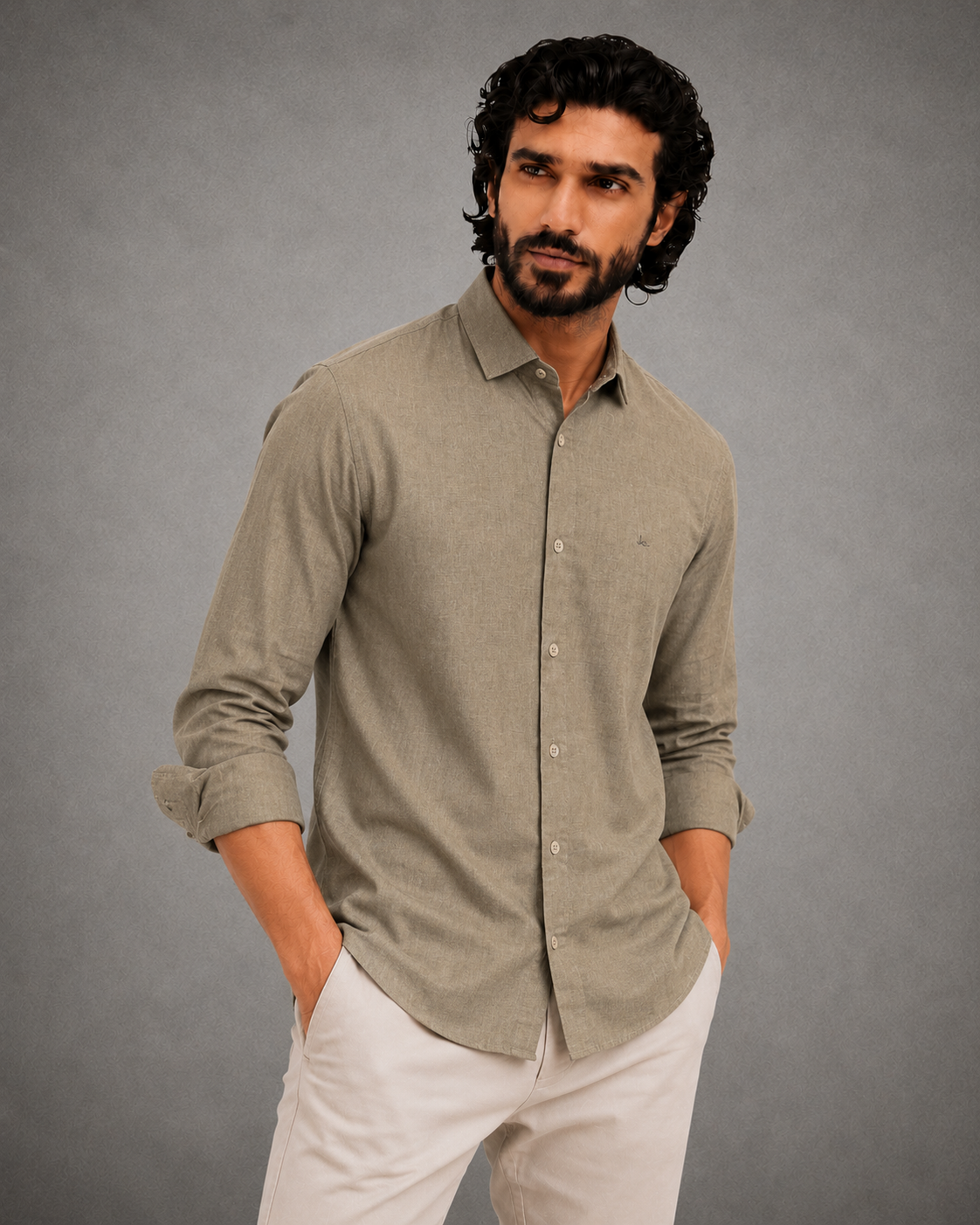 Desert Sand Textured Shirt