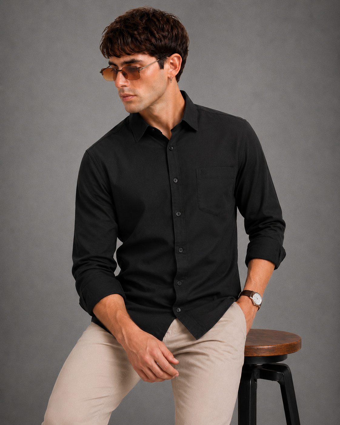 Classic Black Formal Shirt