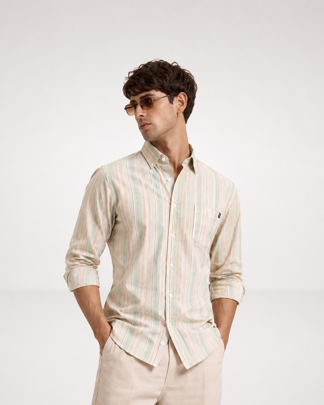 Pastel Stripe Classic Shirt