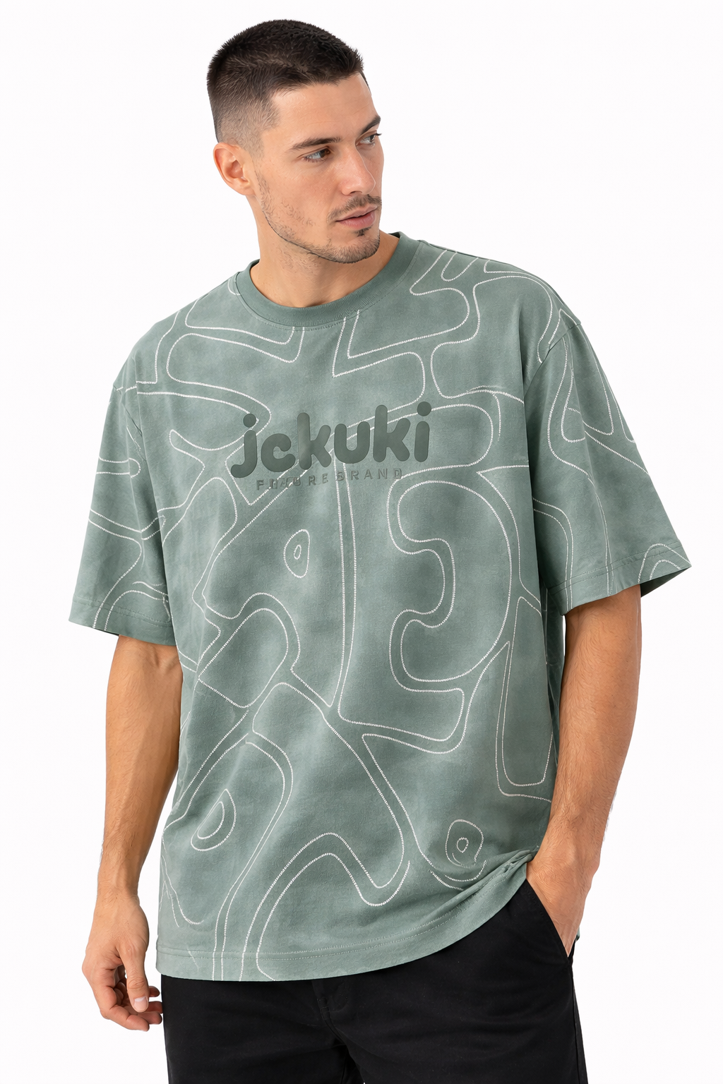 MENS BROWD SHOUILDER TSHIRT