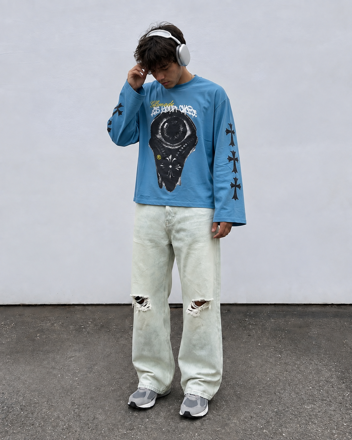 Sky Boxy Fit T Shirt FS