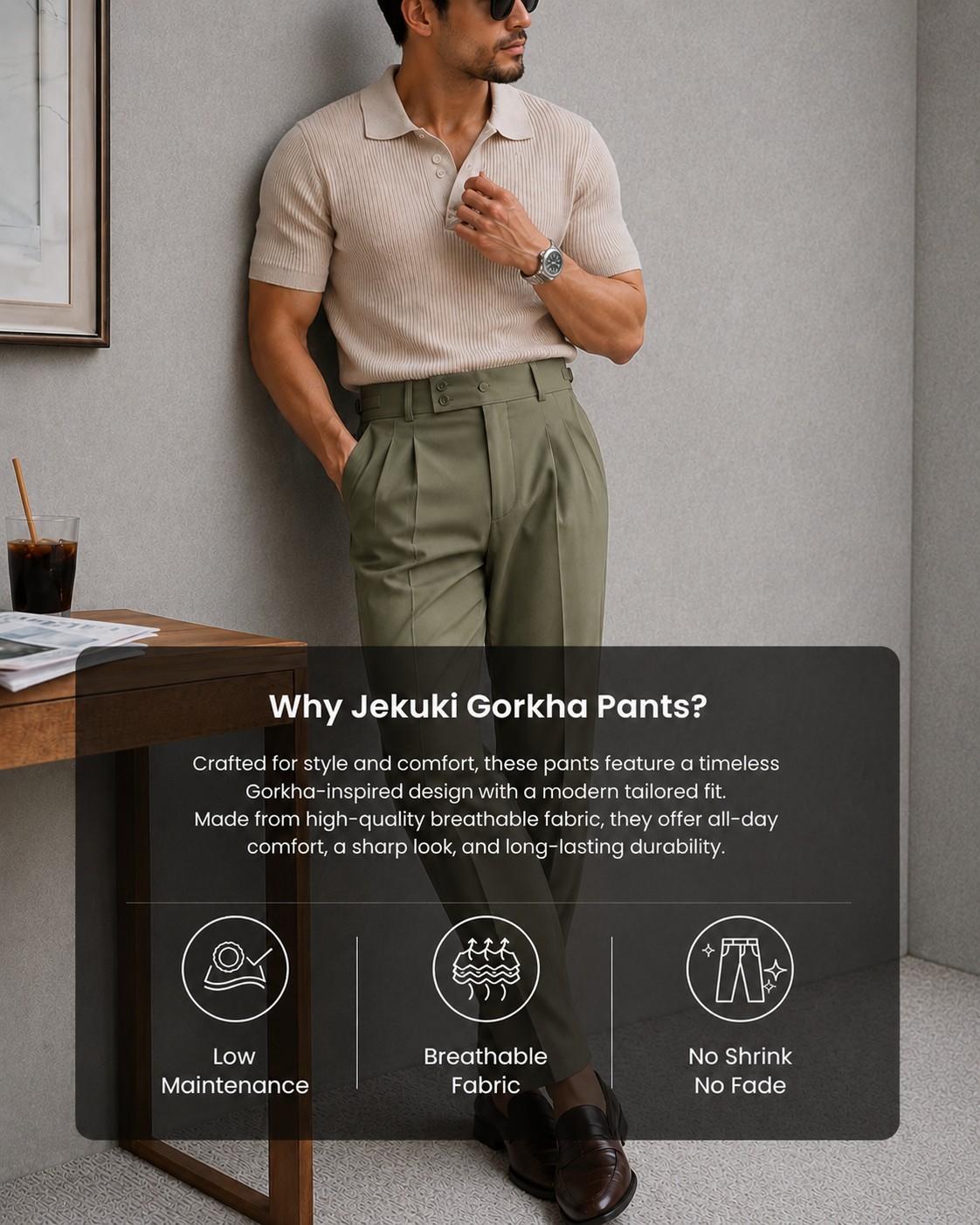 MENS GORKHA PANT