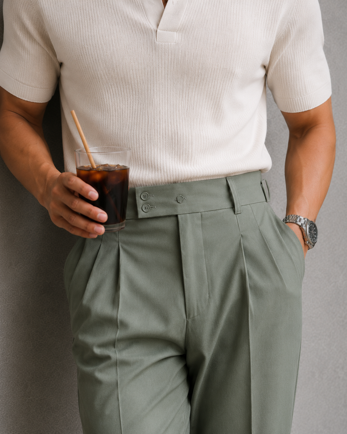 Sea Green Gurkha Pant