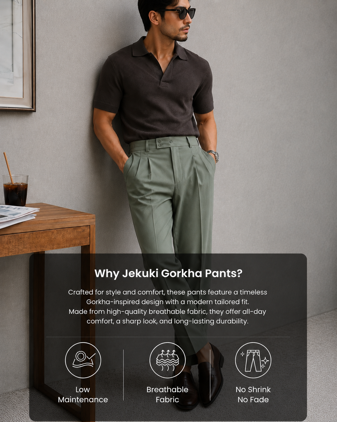 MENS GORKHA PANT