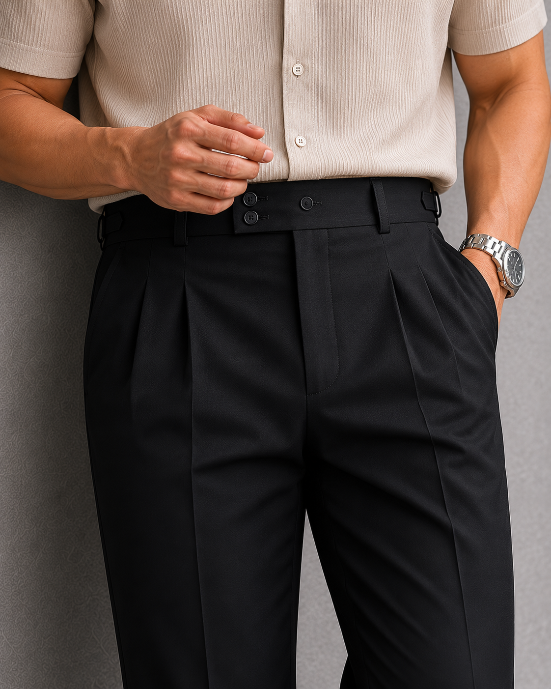 Black Gurkha Pant
