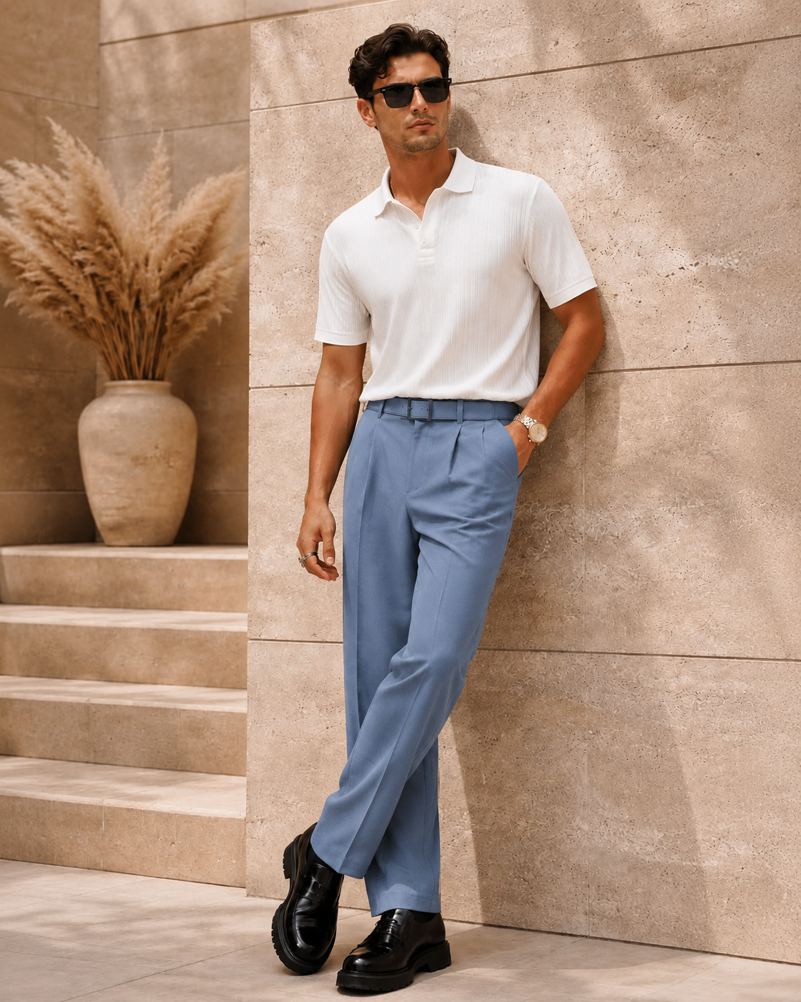 LIGHT GREY KOREANFIT PANT
