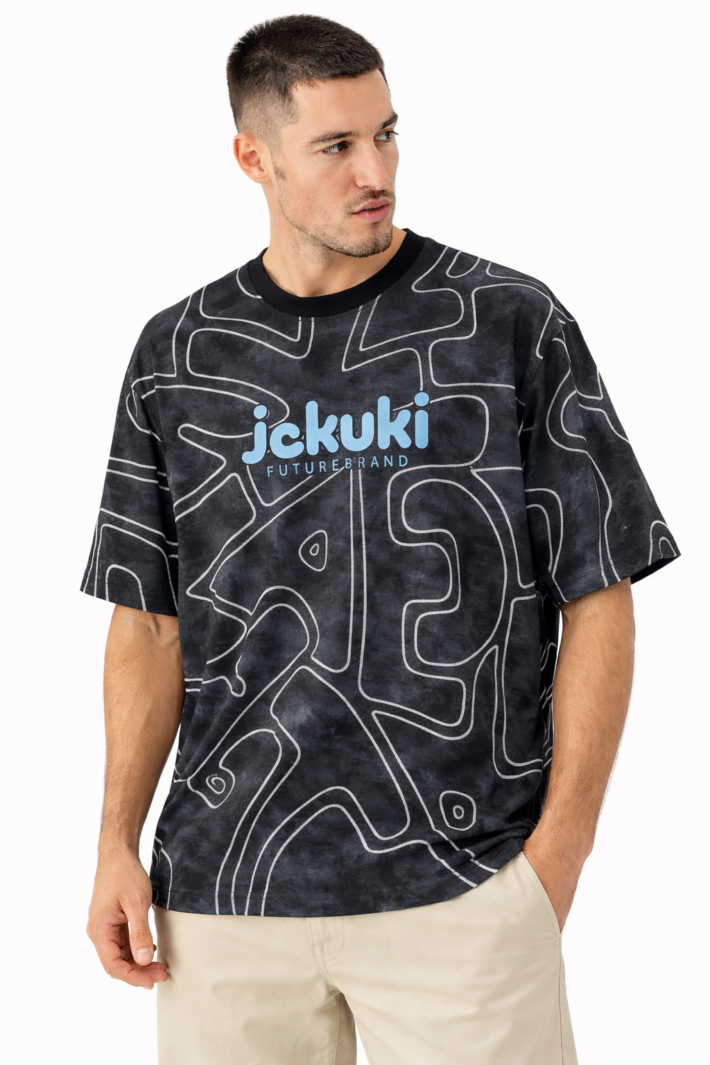 MENS BROWD SHOUILDER TSHIRT