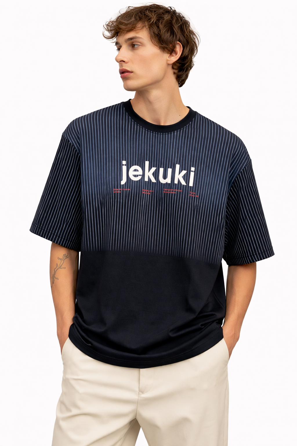 MENS BROWD SHOUILDER TSHIRT