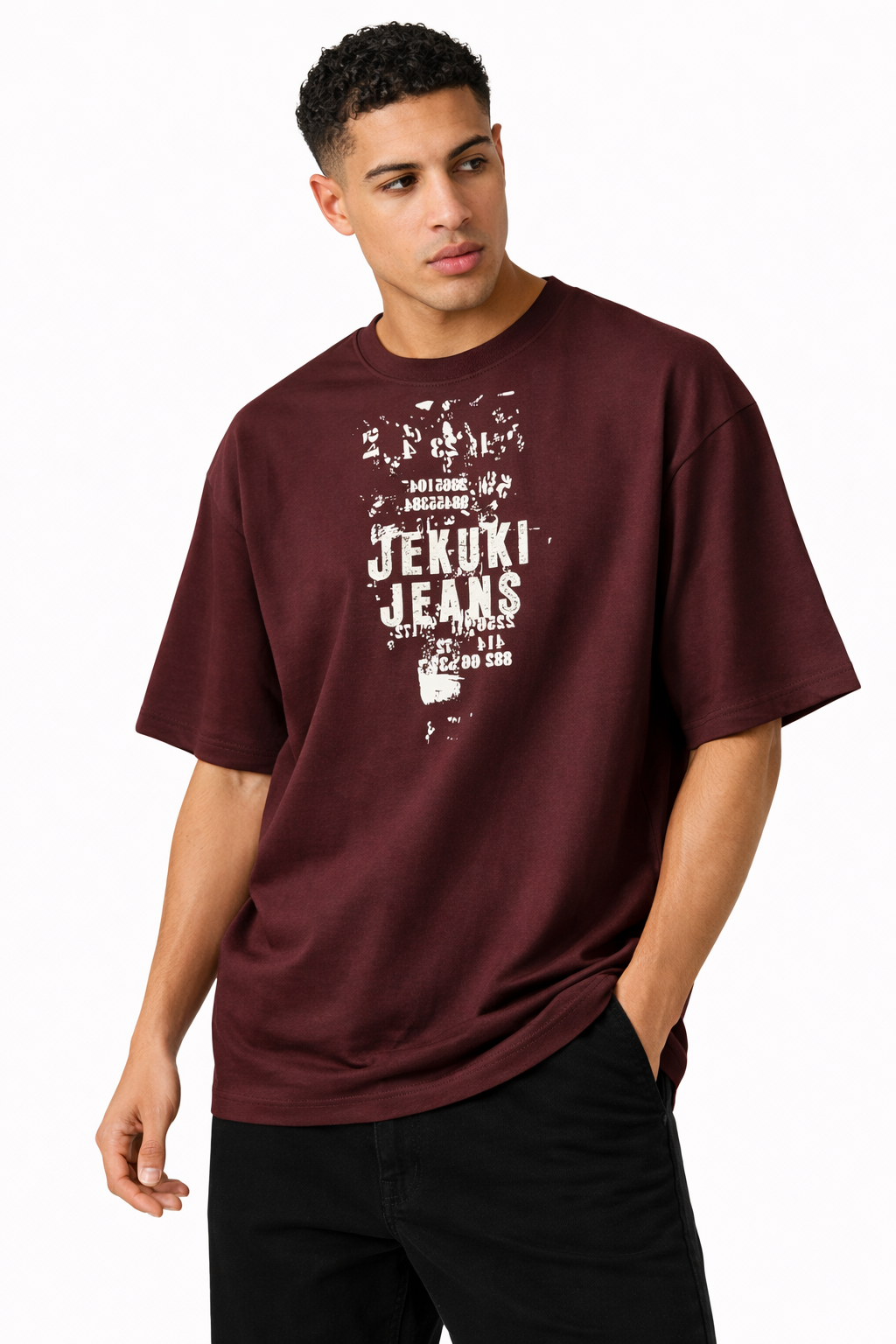MENS BROWD SHOUILDER TSHIRT