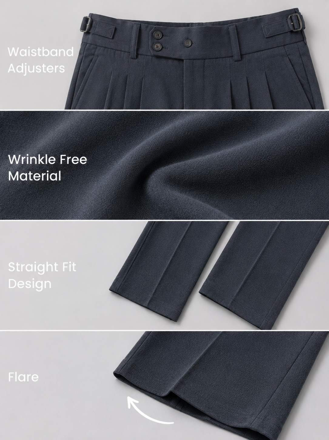 Dark Gery Gurkha Pant