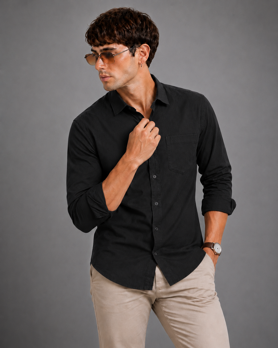 Classic Black Formal Shirt