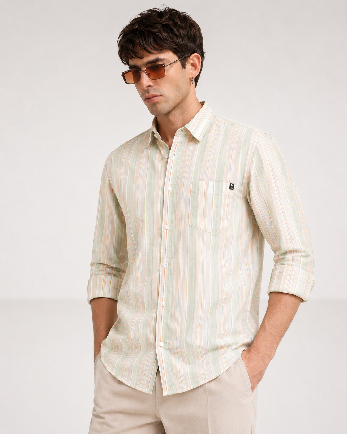 Pastel Stripe Classic Shirt