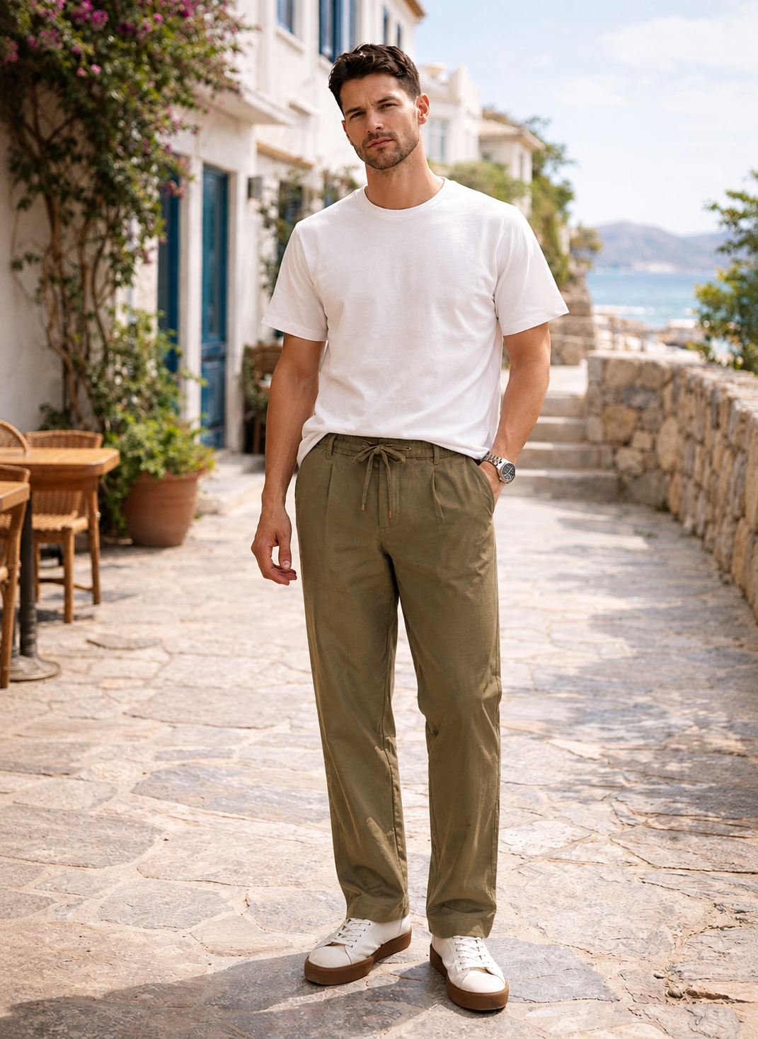MEHNDI LINEN PANT