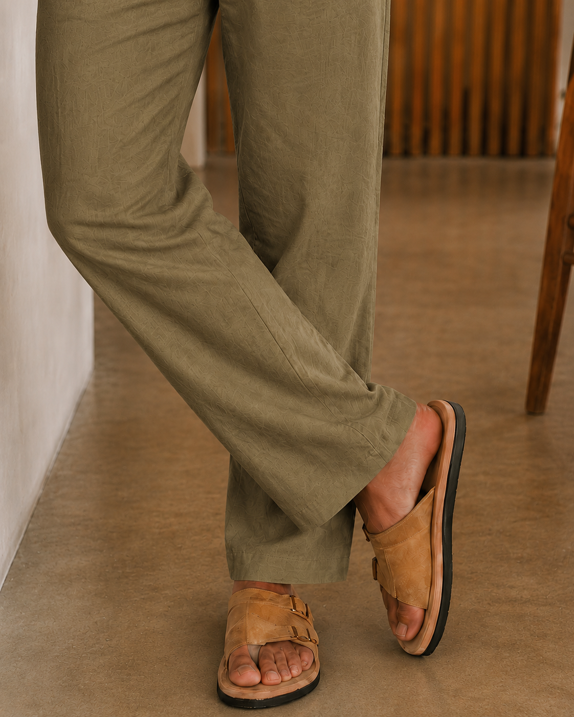 MEHNDI LINEN PANT