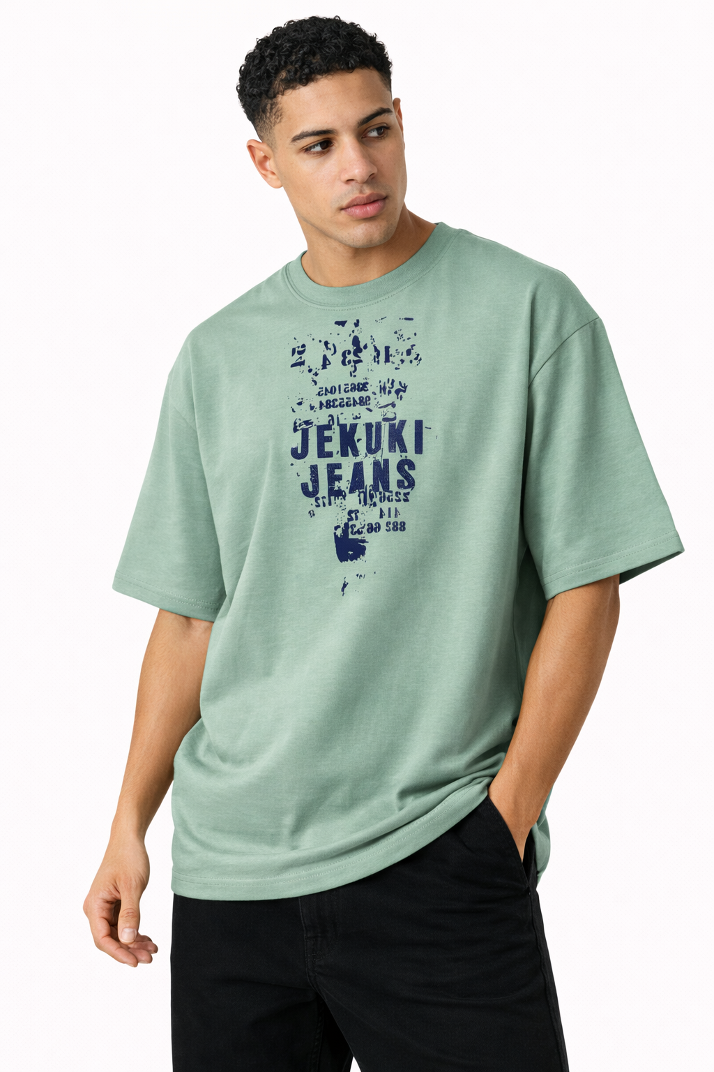 MENS BROWD SHOUILDER TSHIRT
