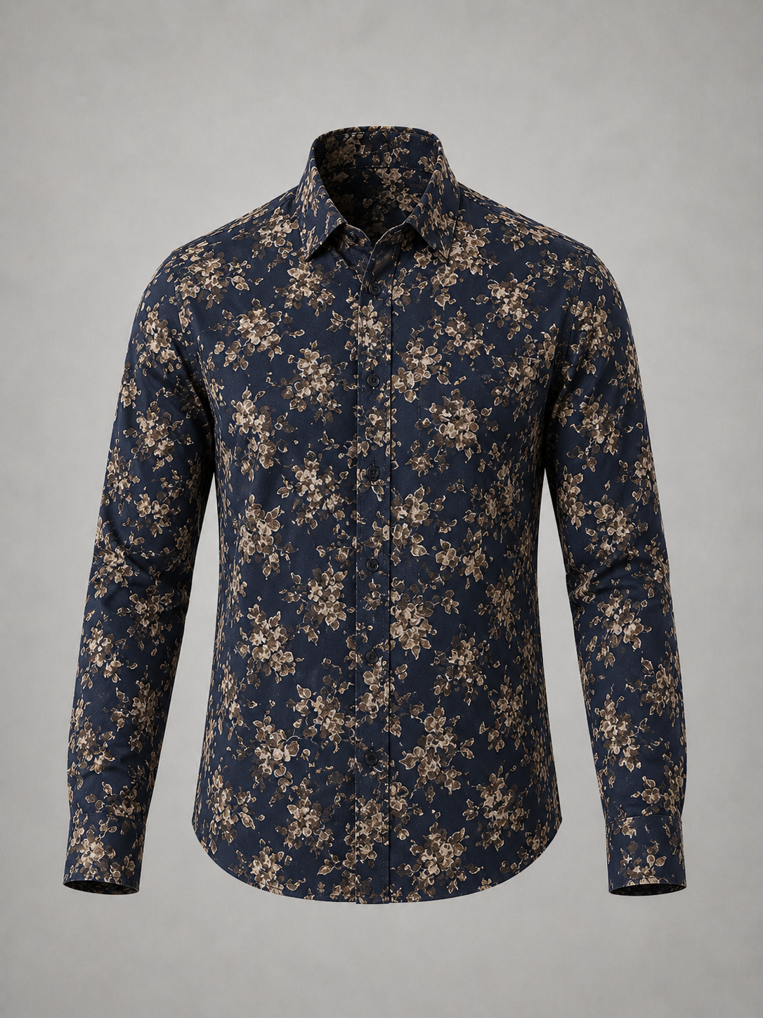 Midnight Floral Printed Shirt
