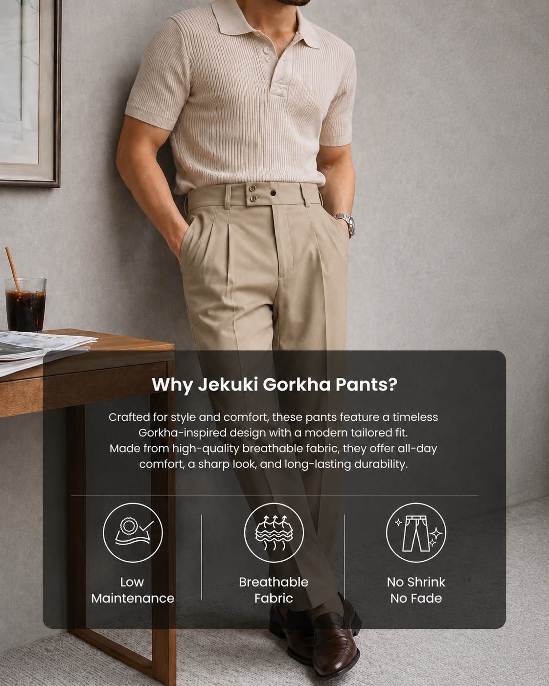 MENS GORKHA PANT