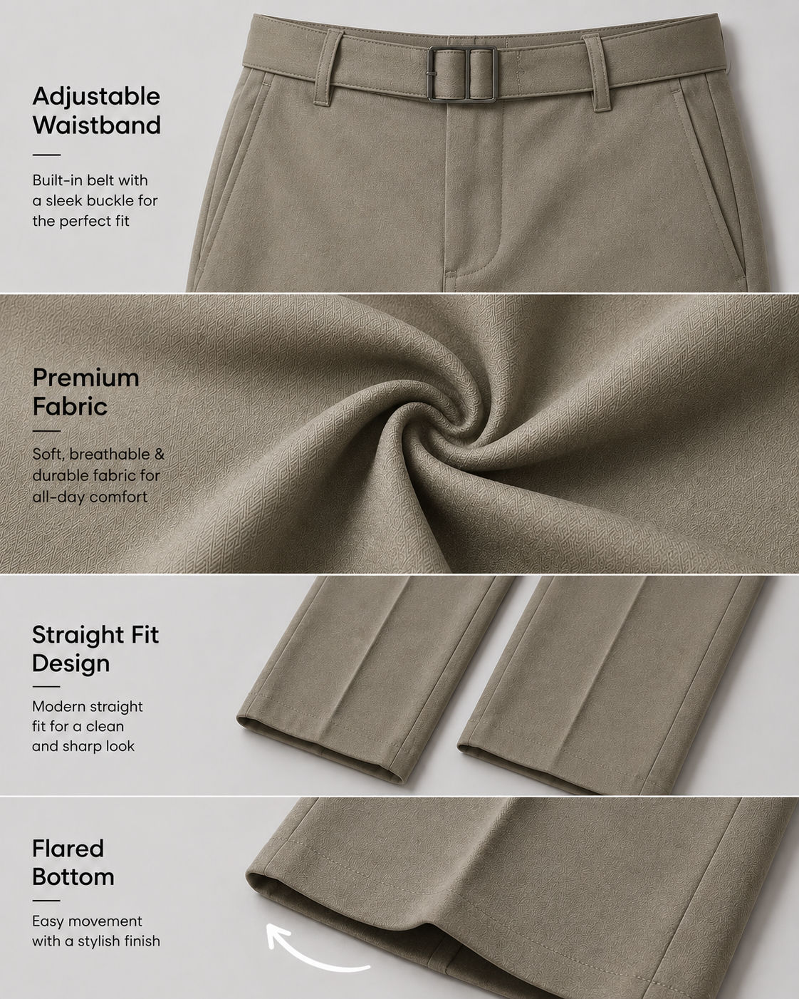 BEIGE KOREANFIT PANT