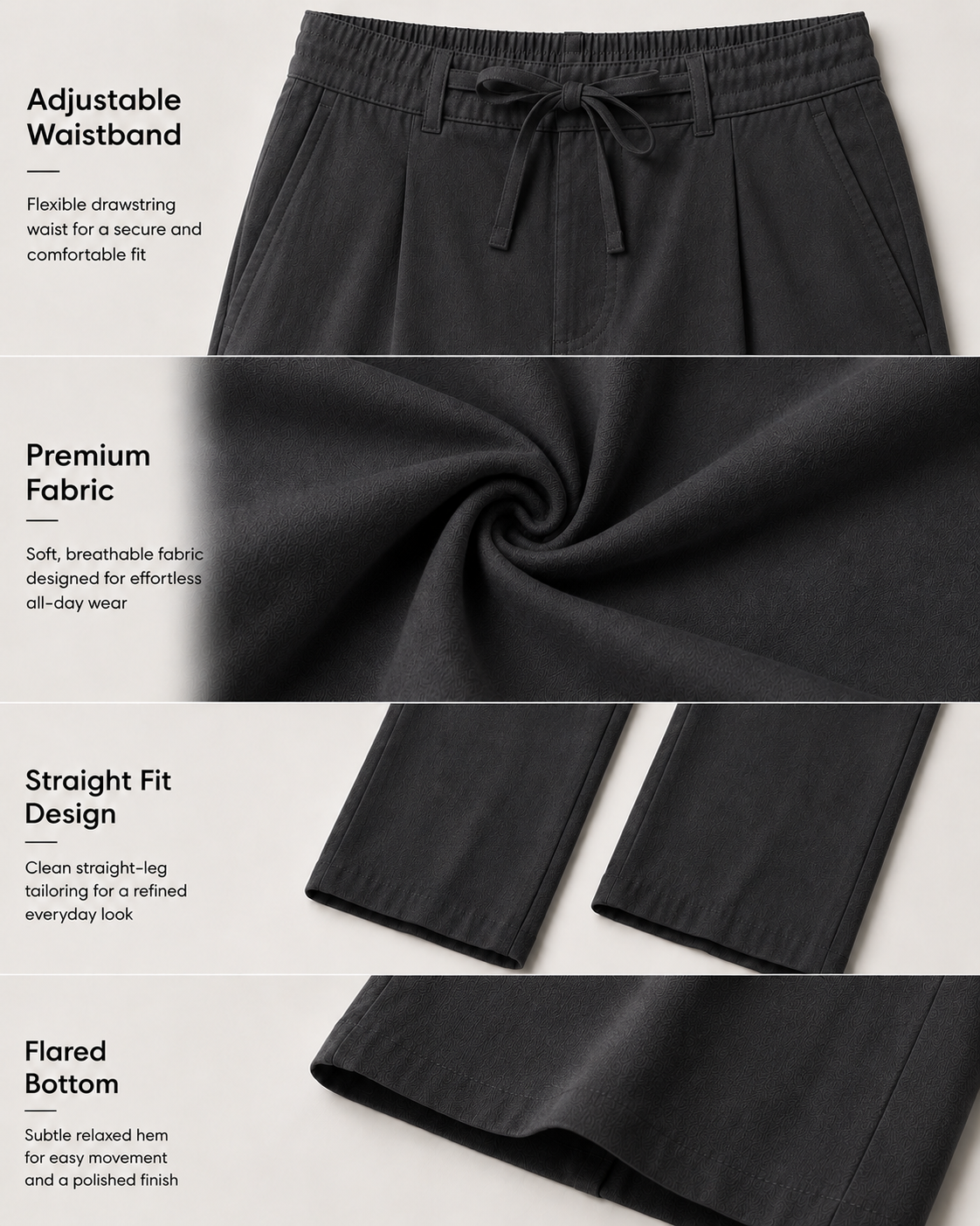 DARK GREY LINEN PANT
