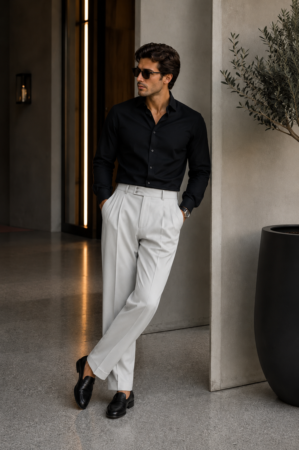 Cream Gurkha Pant