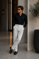 Cream Gurkha Pant