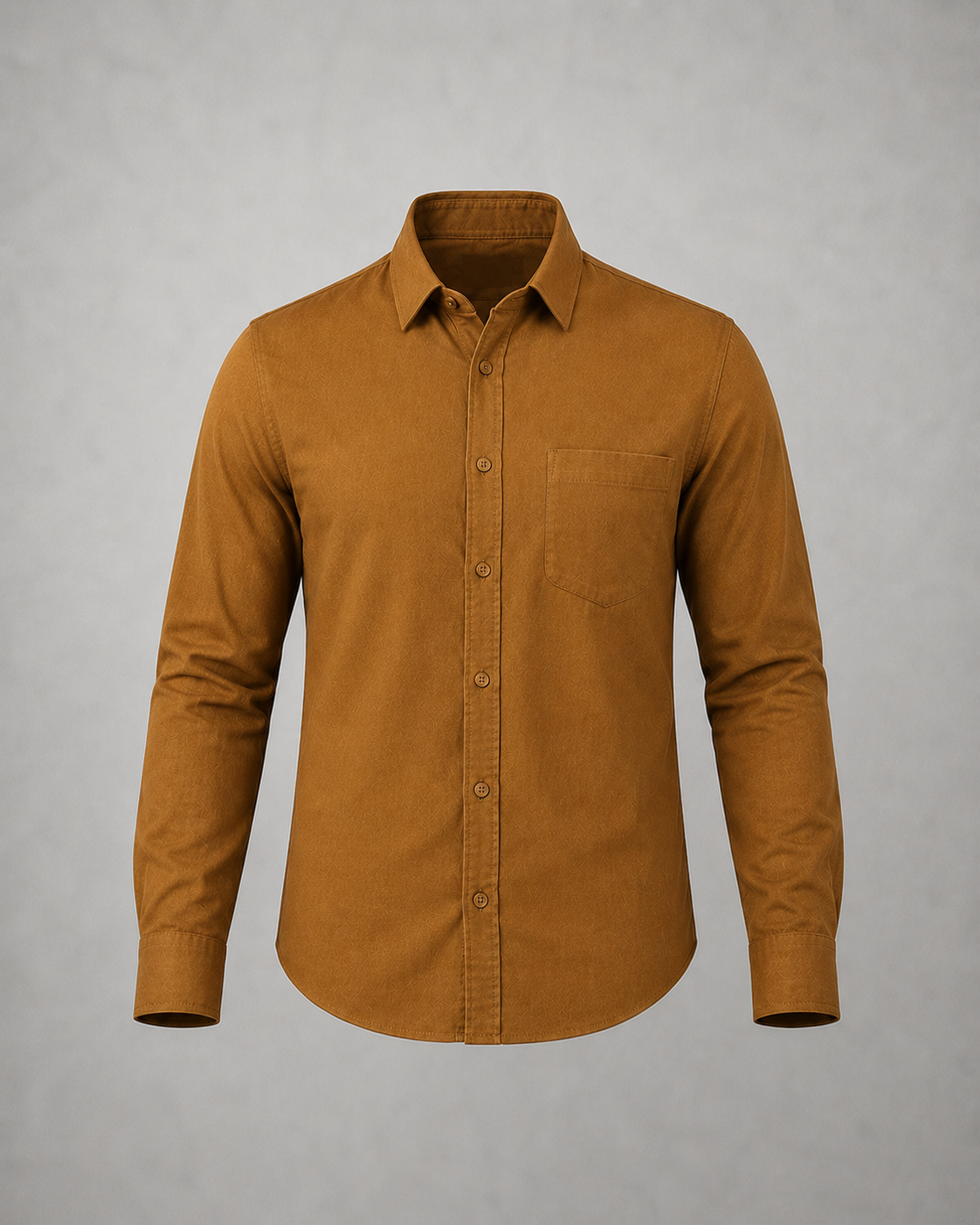 Rustic Brown Solid Shirt