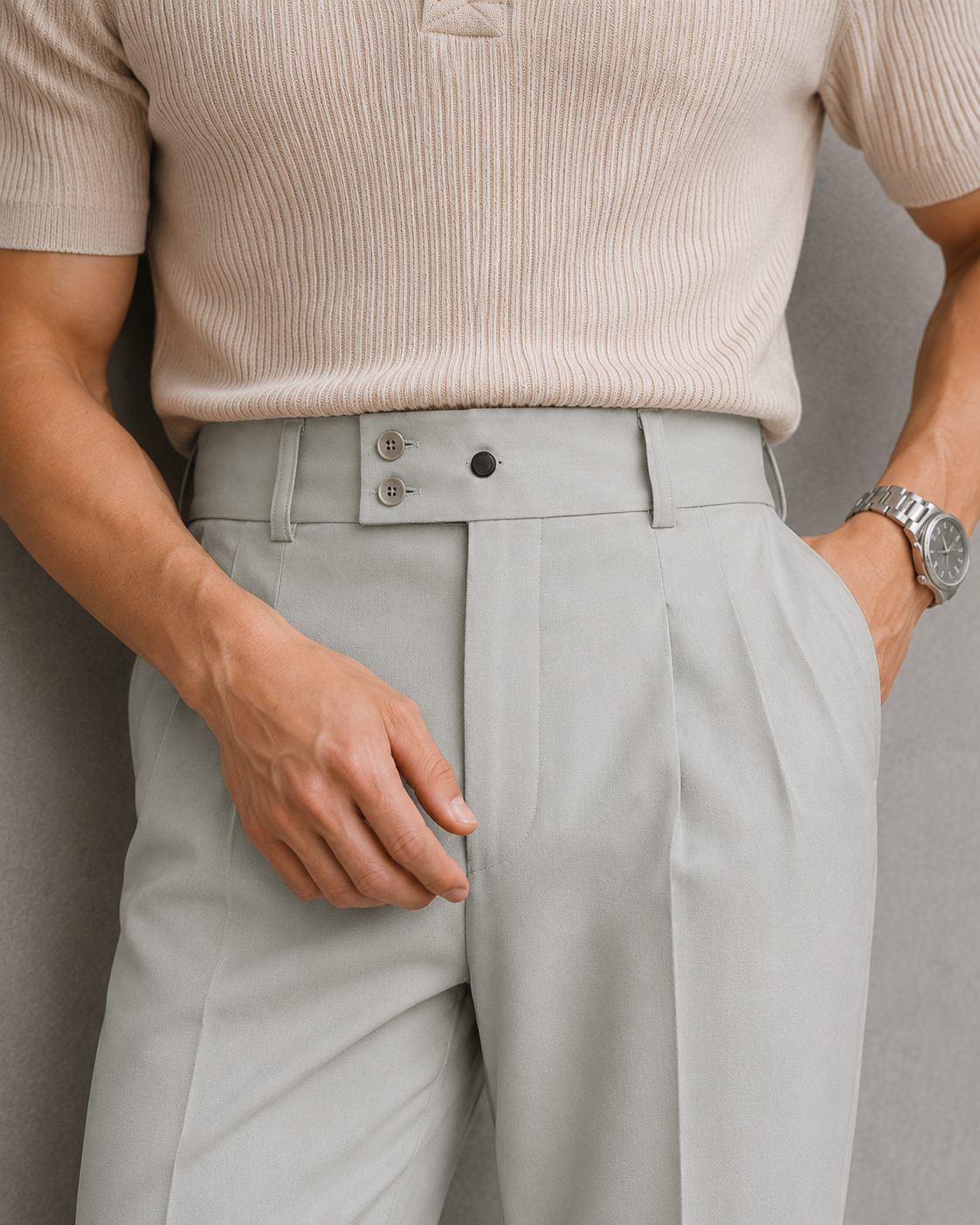 Cream Gurkha Pant