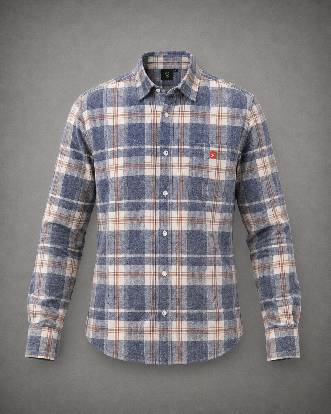 Blue Vintage Check Shirt