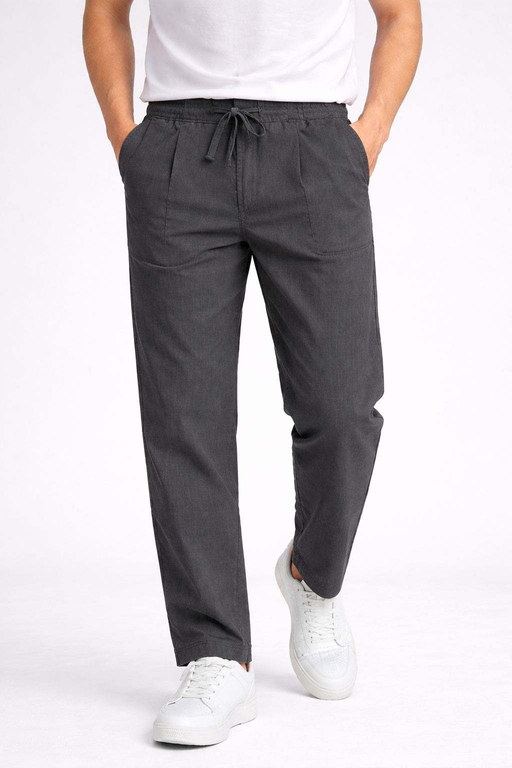 MENS KOREANFIT LINEN PANT