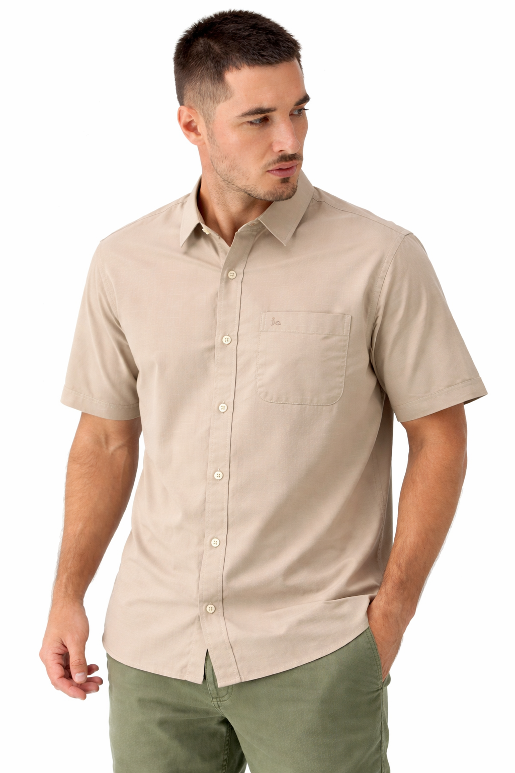 MENS LINEN HALF SHIRT