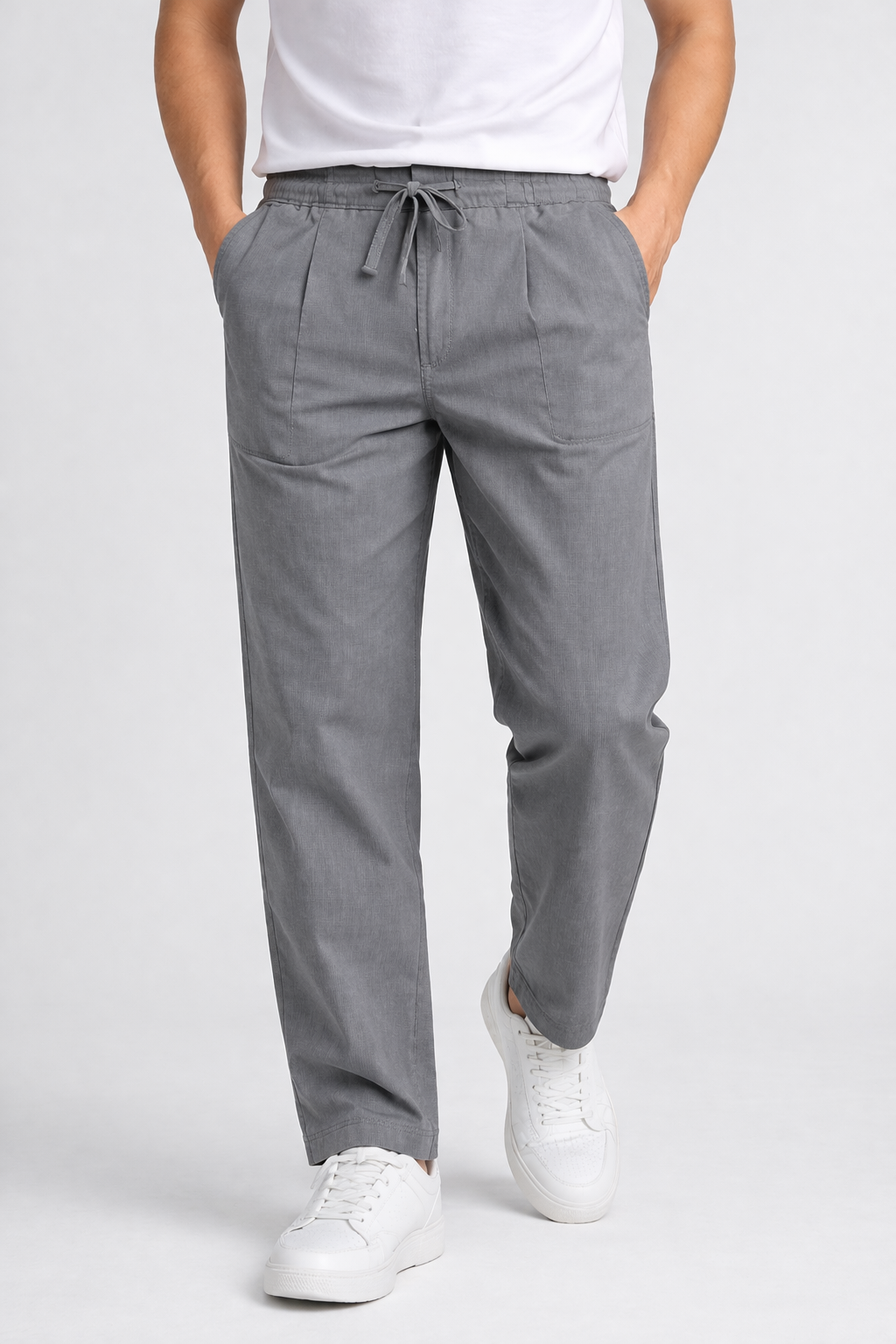 MENS KOREANFIT LINEN PANT
