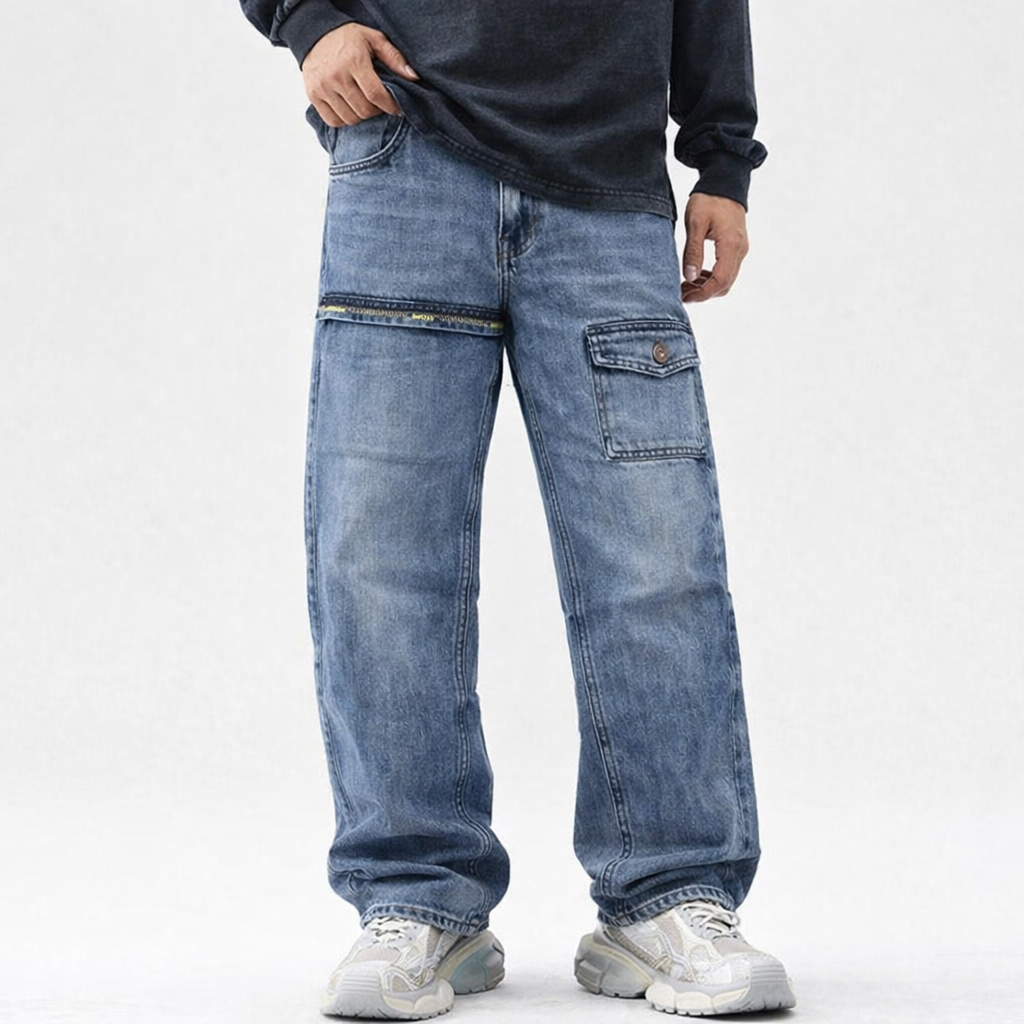 MENS BAGGY JEANS NONLYCRA DENIM