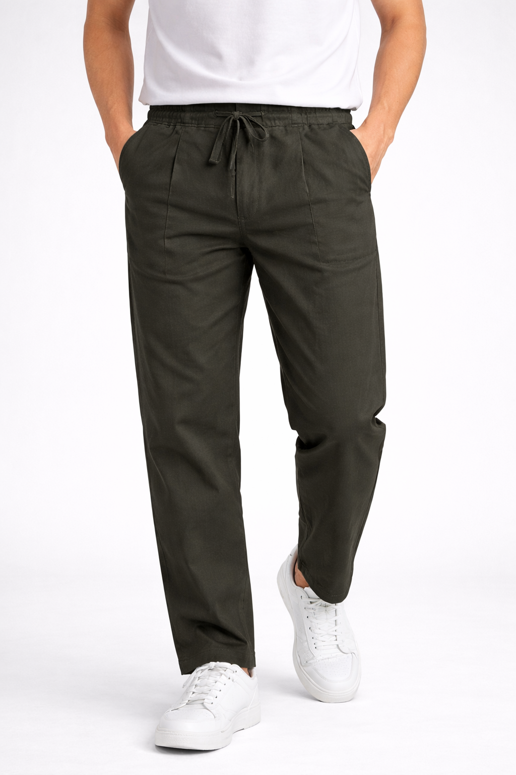MENS KOREANFIT LINEN PANT