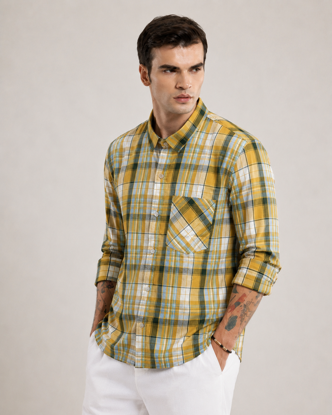 MENS CHEX SHIRT