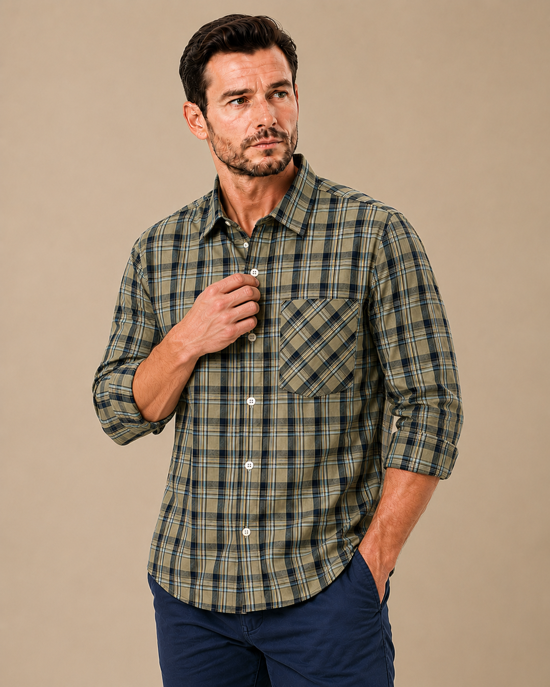 MENS CHEX SHIRT