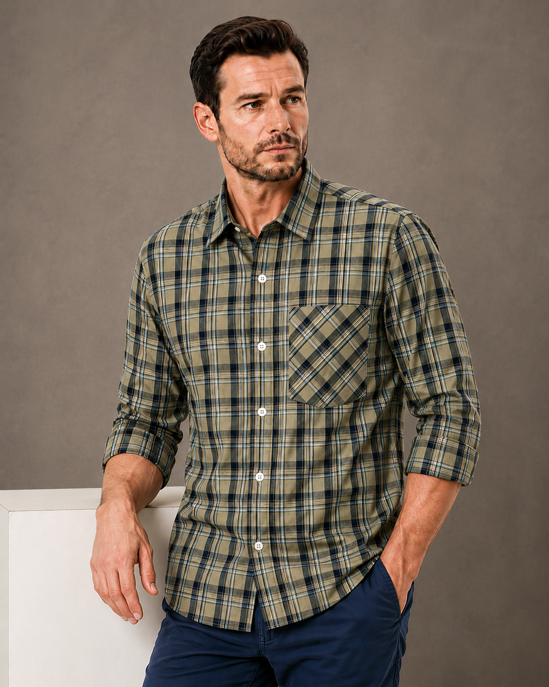 MENS CHEX SHIRT