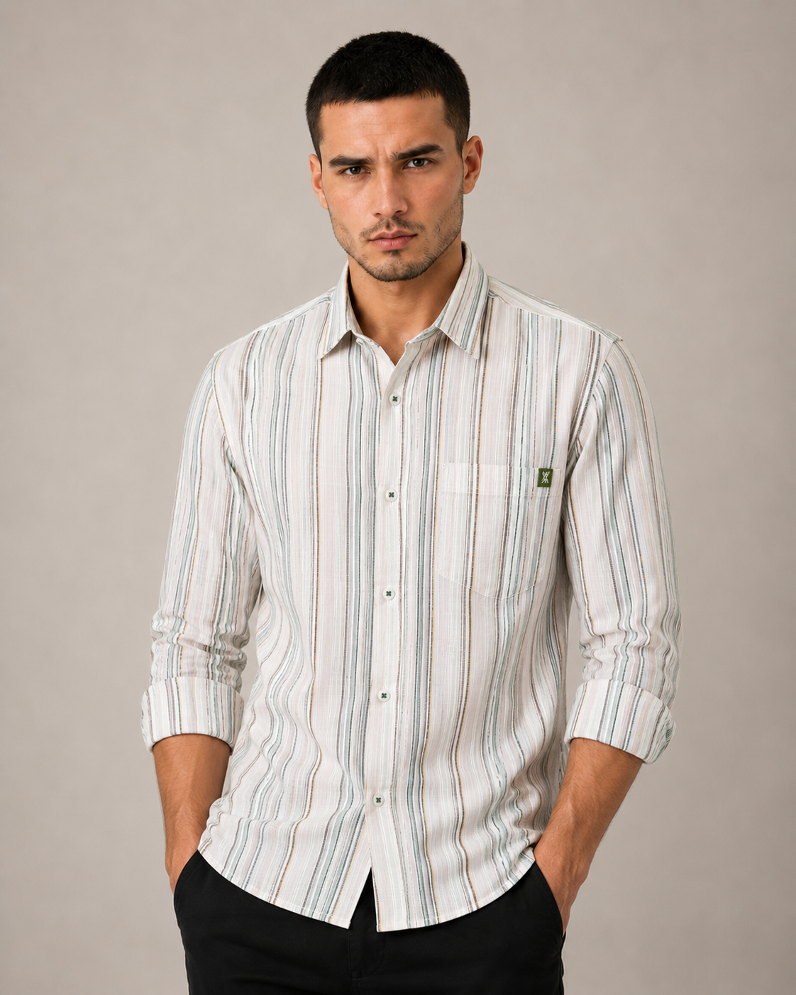 Mens Strip Shirt