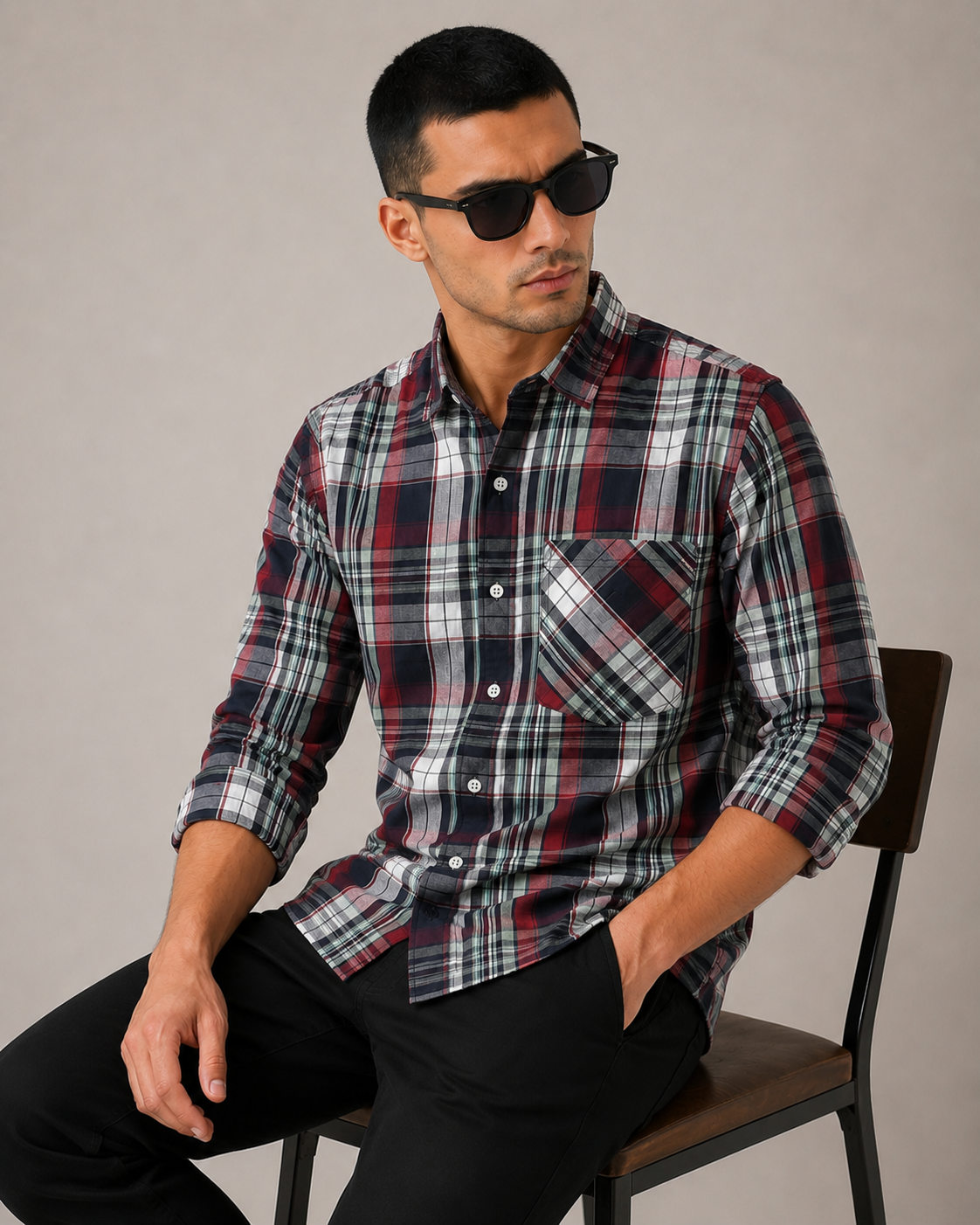 MENS CHEX SHIRT