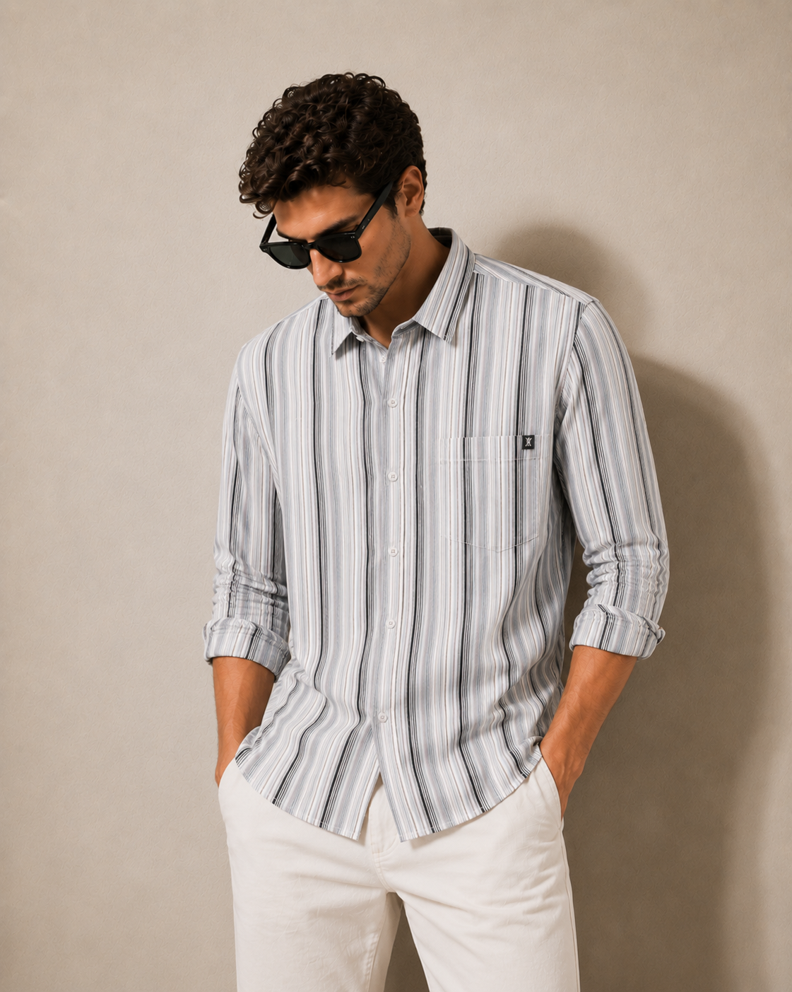 Mens Strip Shirt