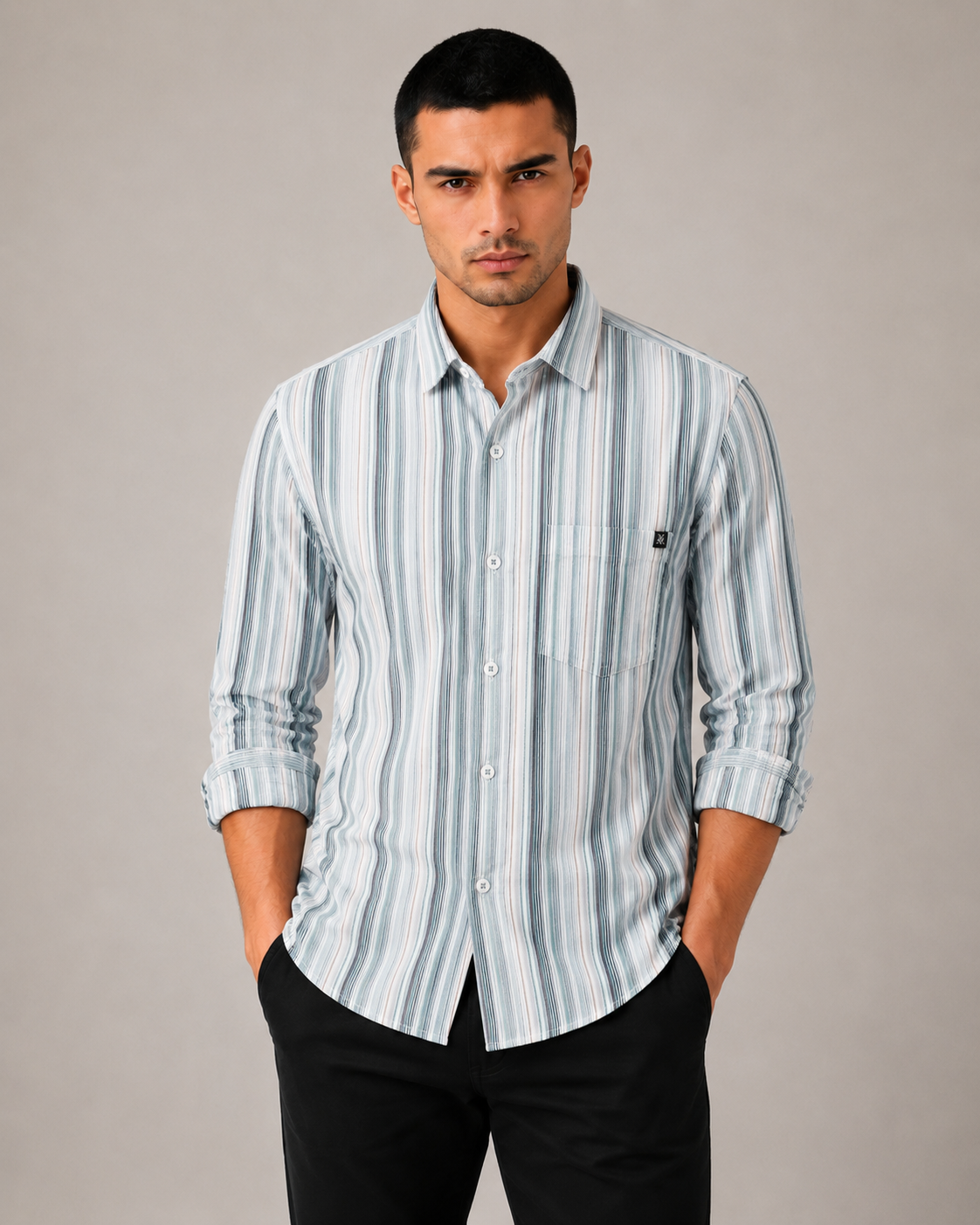 Mens Strip Shirt