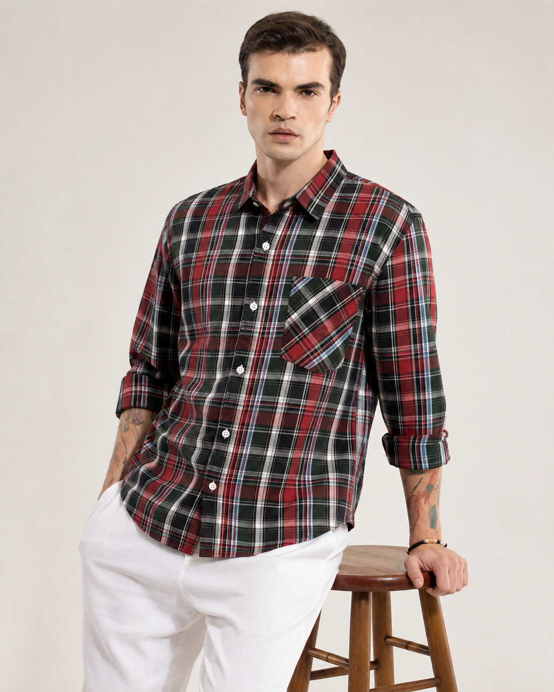 MENS CHEX SHIRT