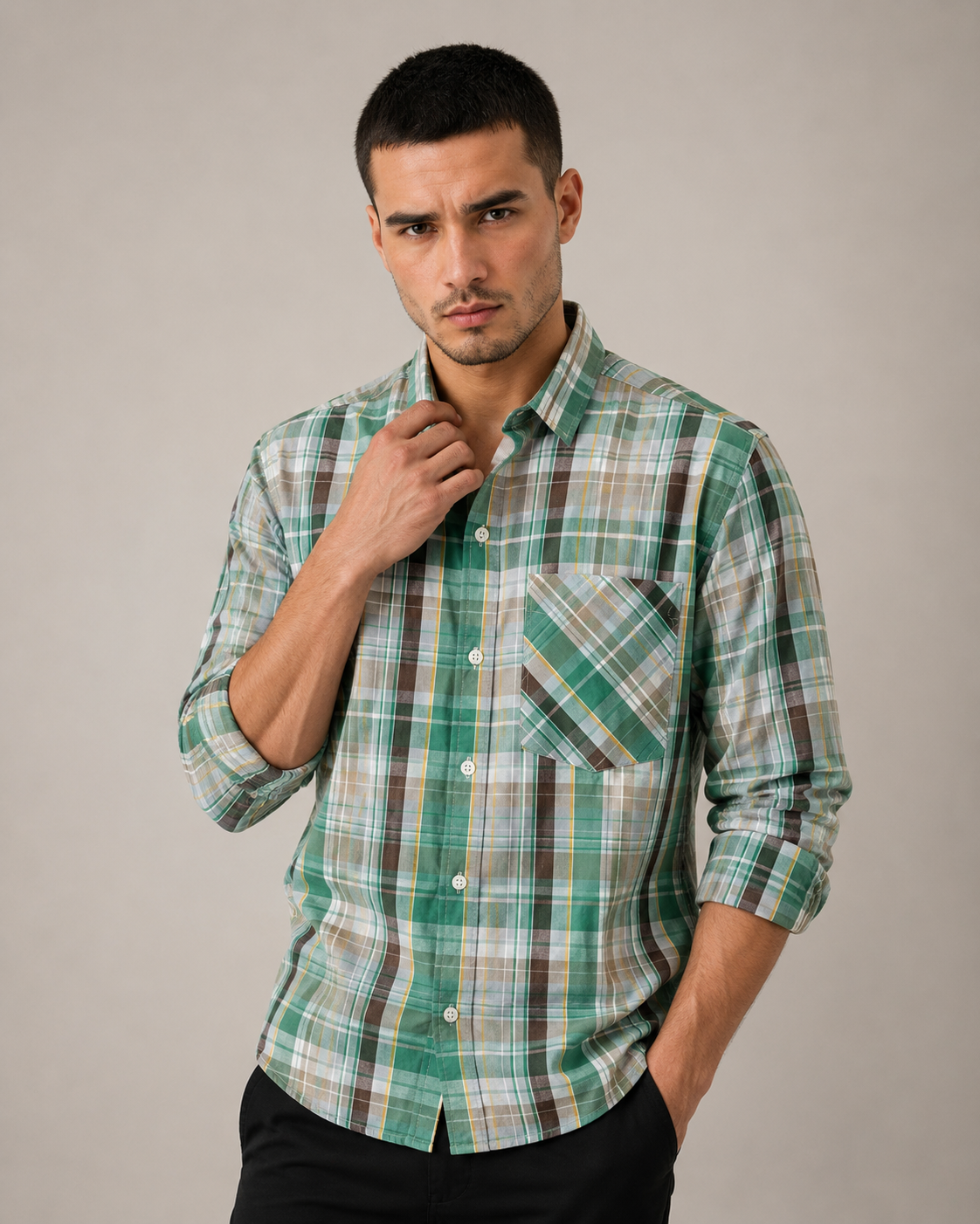 MENS CHEX SHIRT