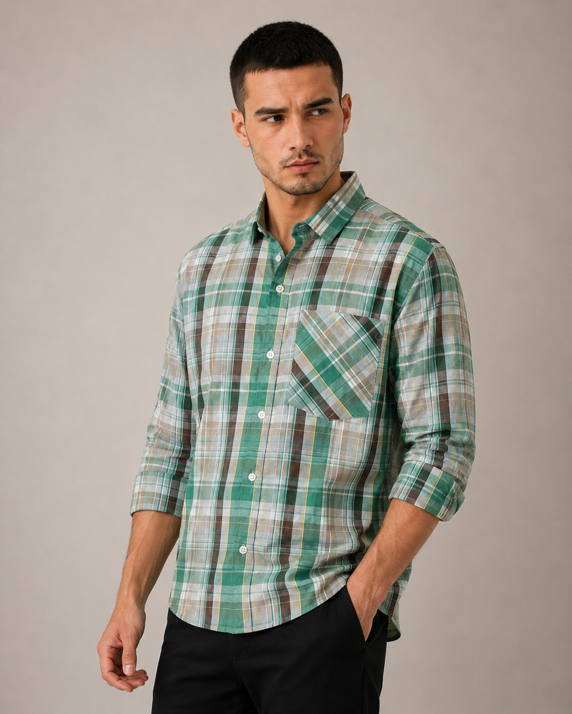 MENS CHEX SHIRT