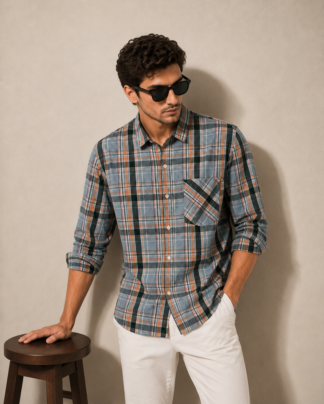 MENS CHEX SHIRT