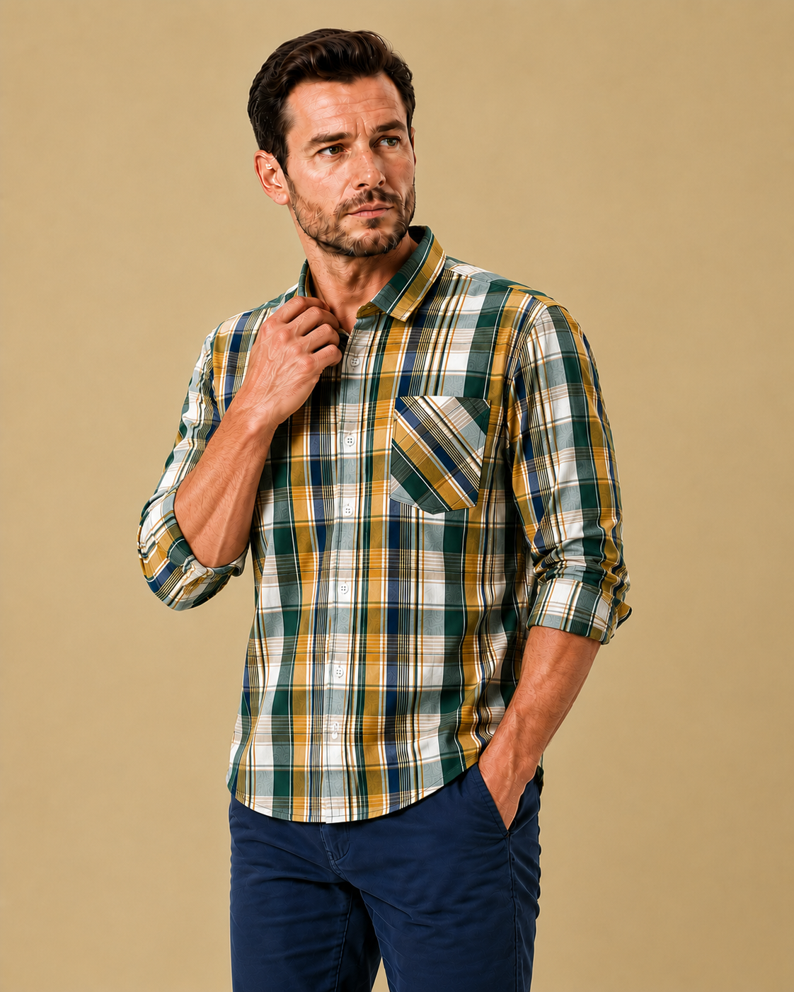 MENS CHEX SHIRT