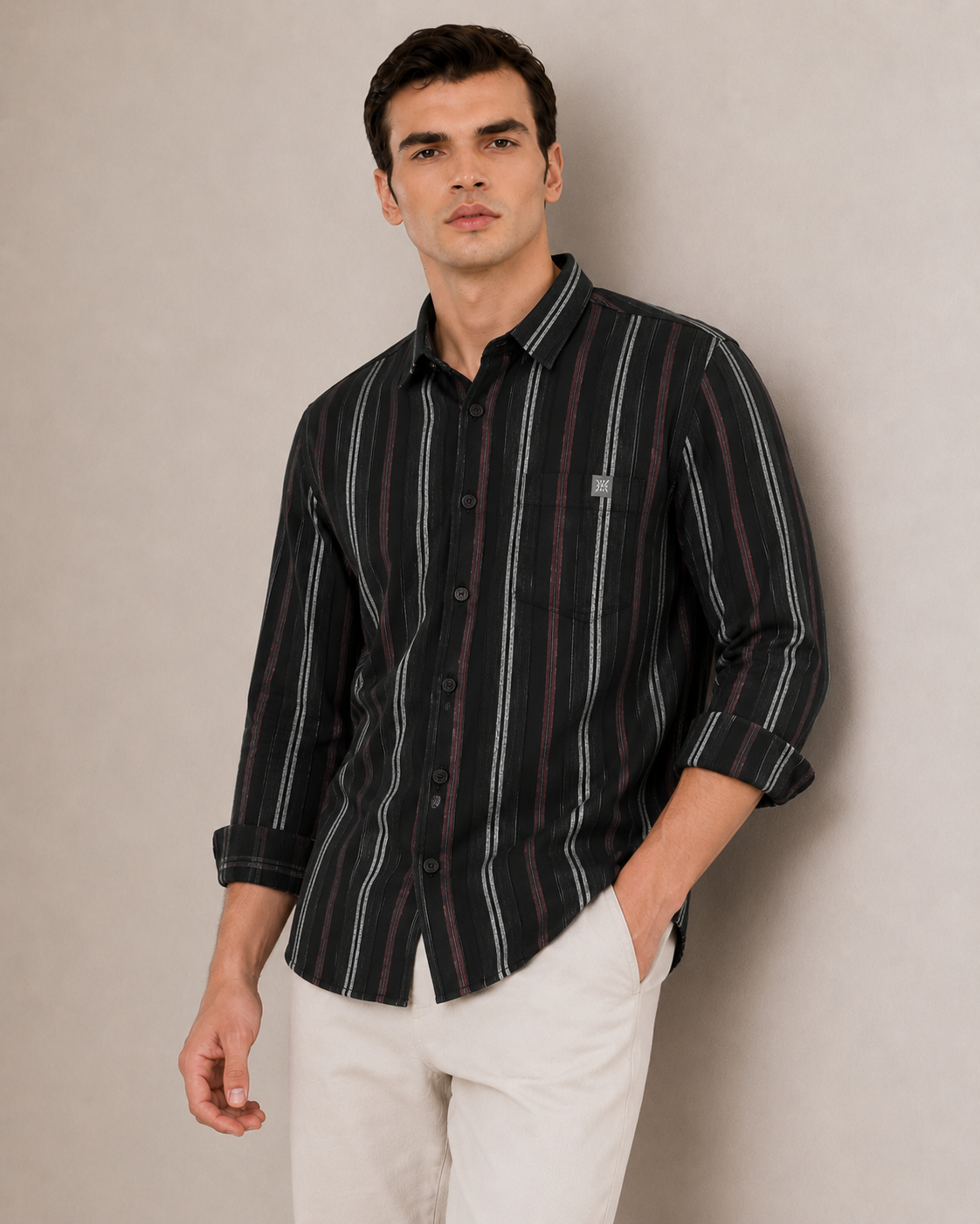 Mens Strip Shirt