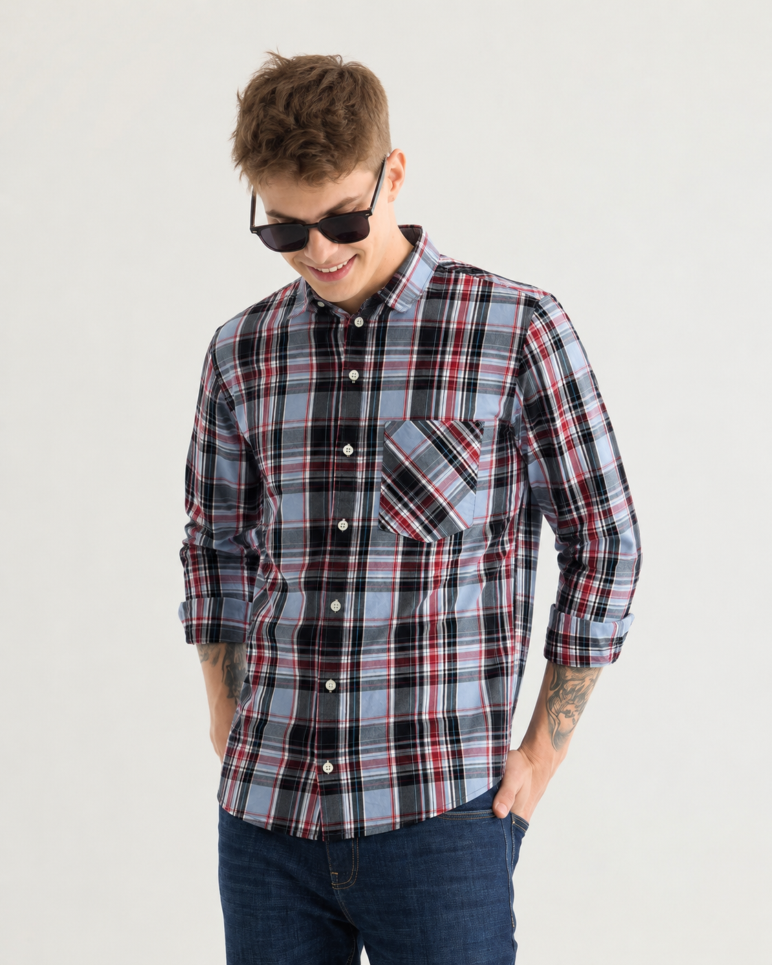 MENS CHEX SHIRT