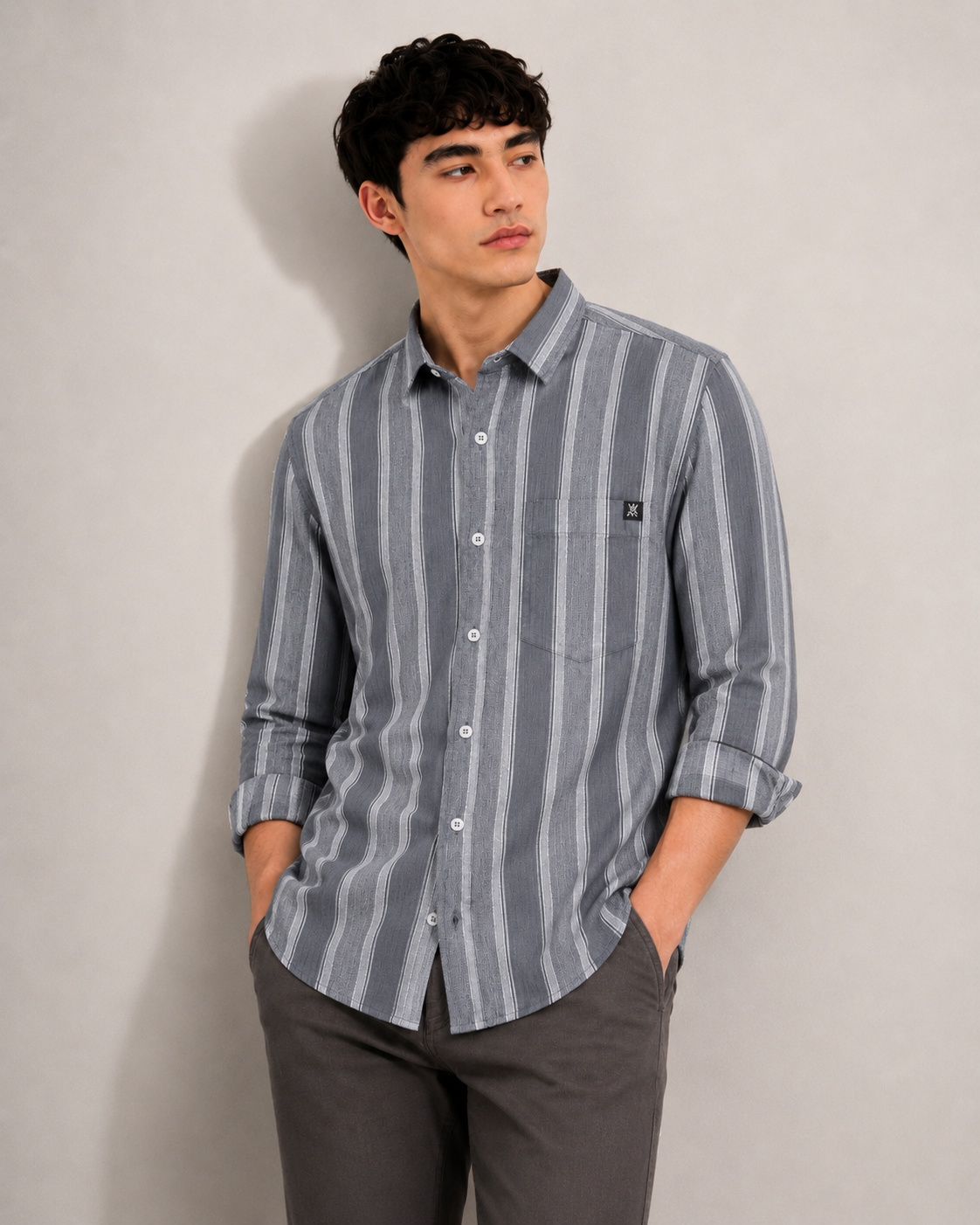 Mens Strip Shirt