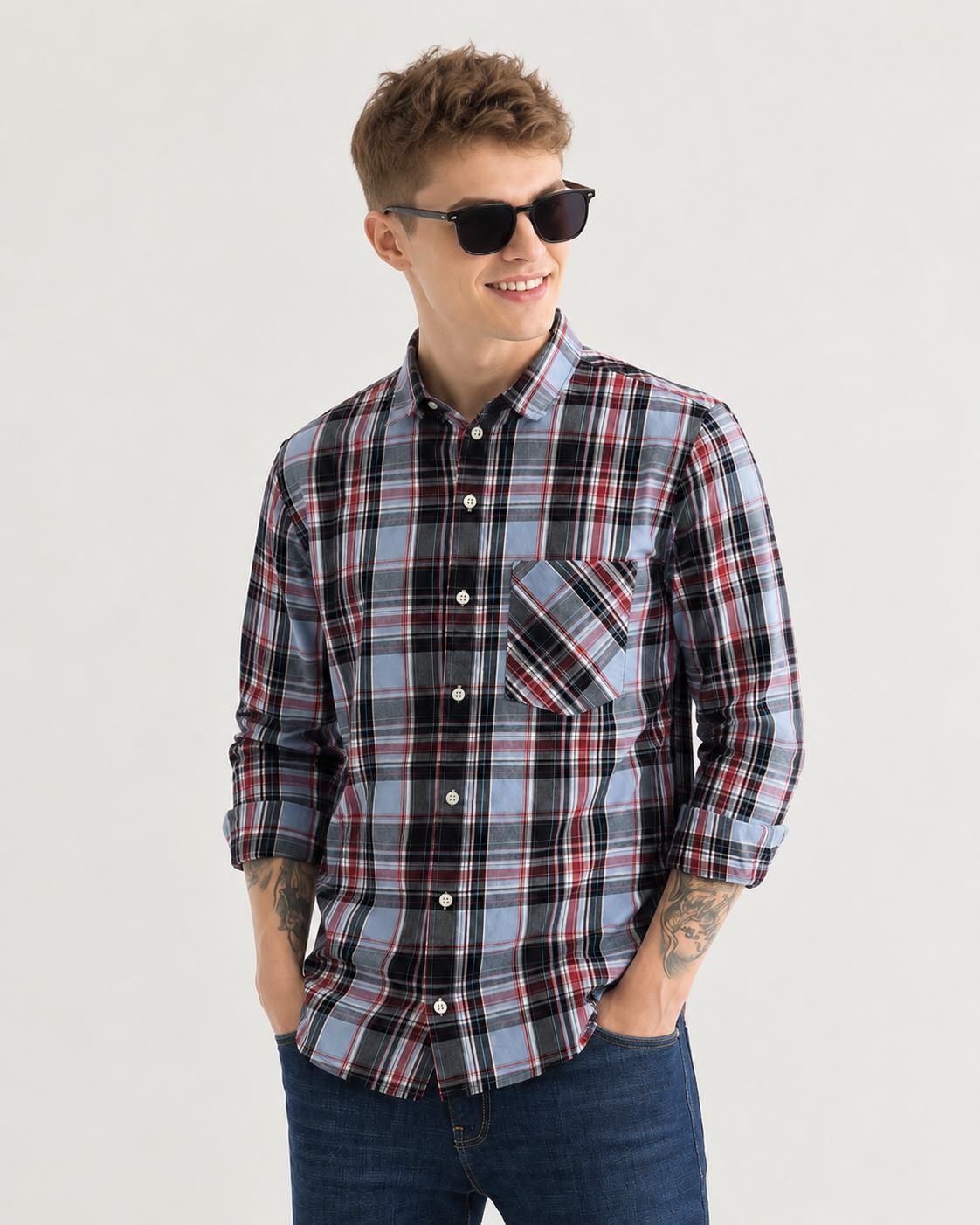 MENS CHEX SHIRT